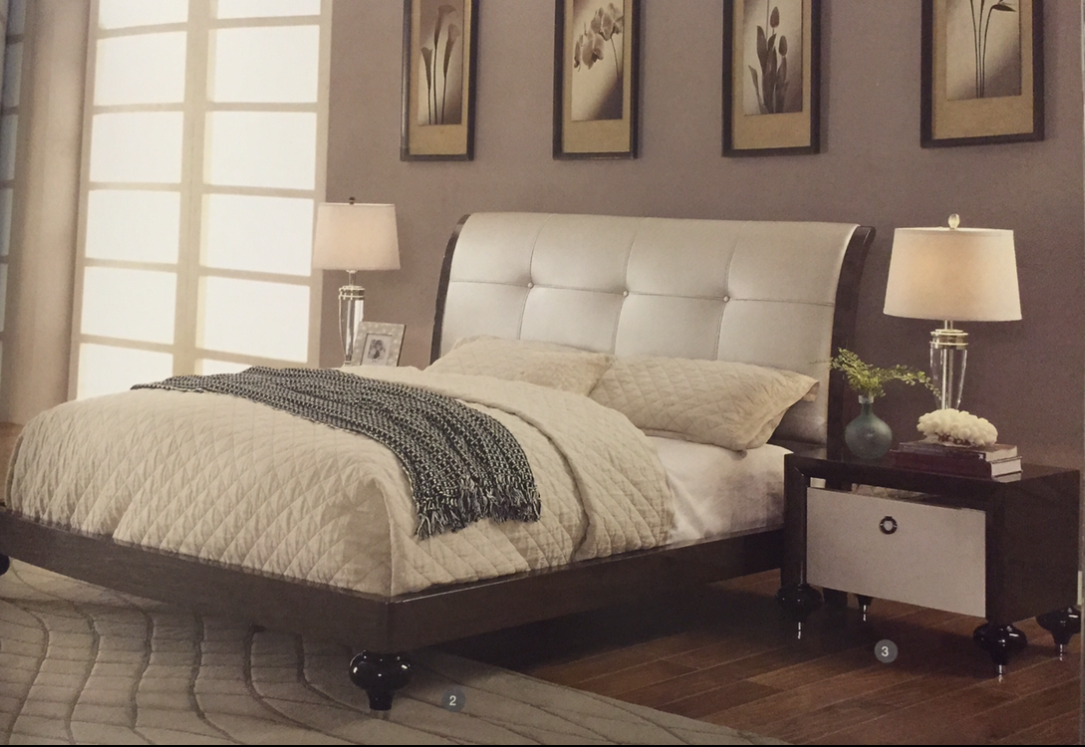 картинка Кровать Venice King Size со спальным местом 180x200 см от Berkenwood.ru